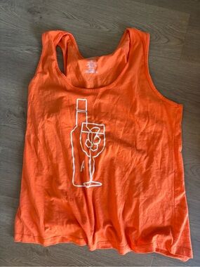 Orange Women's Graphic “Aperol spritz” Tank Top